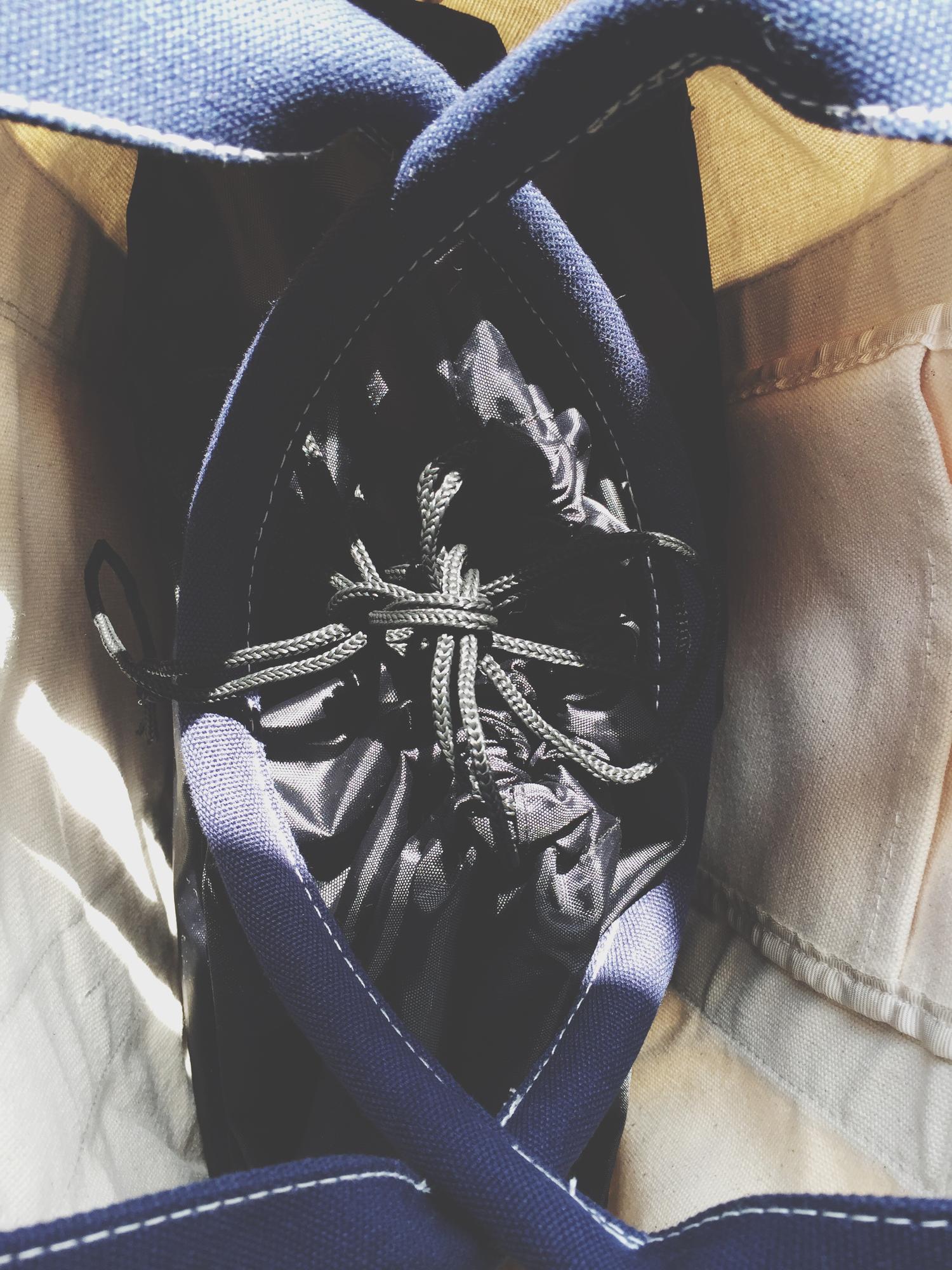 Embroidered denim patch on jacket sleeve